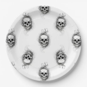 "Skull-Duggery" Paper Plates