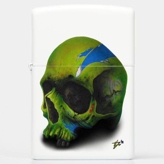 skull Eclipse Zippo Lighter (Front)