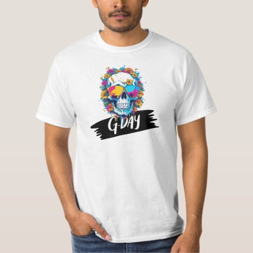 Skull Elegance Beautiful Graphic T_Shirt