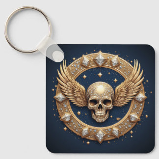 💀Skull Emblem For Gothic Decor  Keychain