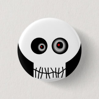 Skull Eyes Pinback Button