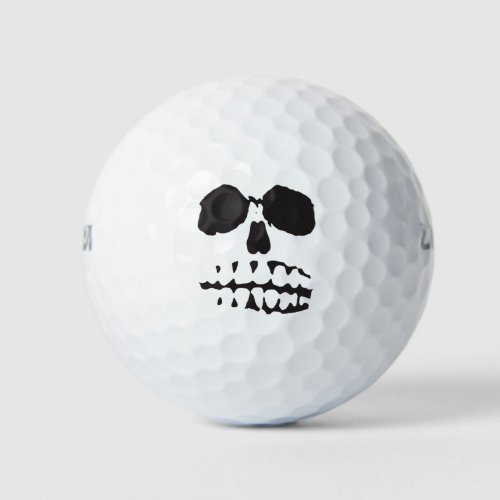 Skull Face Golf Balls