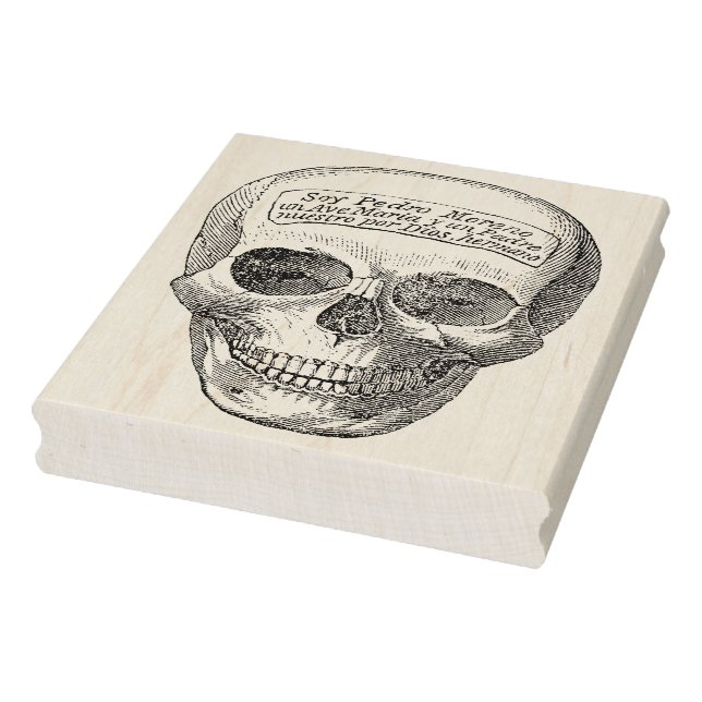 Skull face illustration art stamp (Stamp)