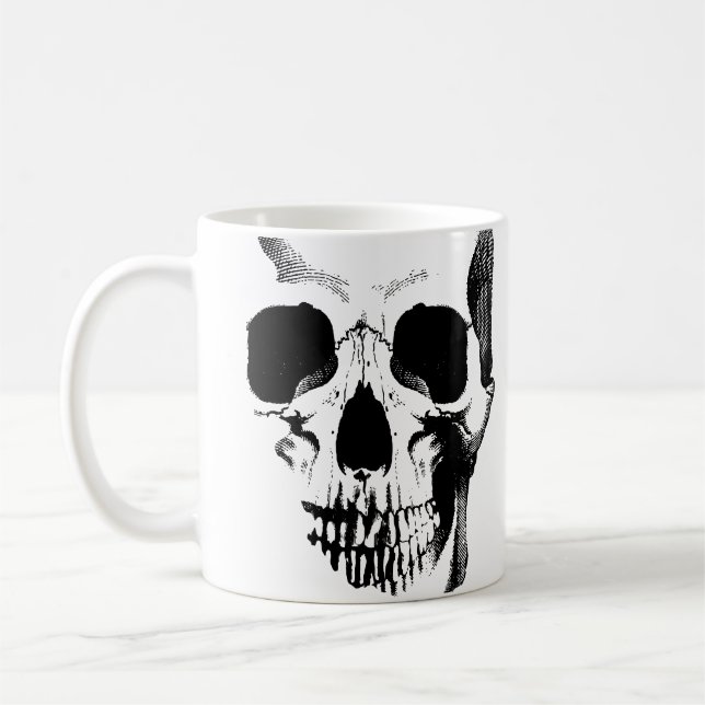 Skull Face Mug (Left)