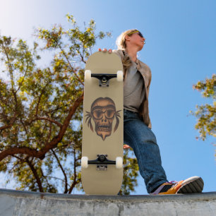 Skull Face Skateboard