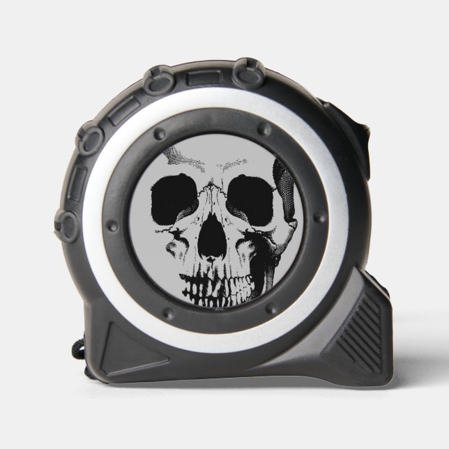 Skull Face Tape Measure (Front)