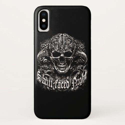 Skull_faced night iPhone x case