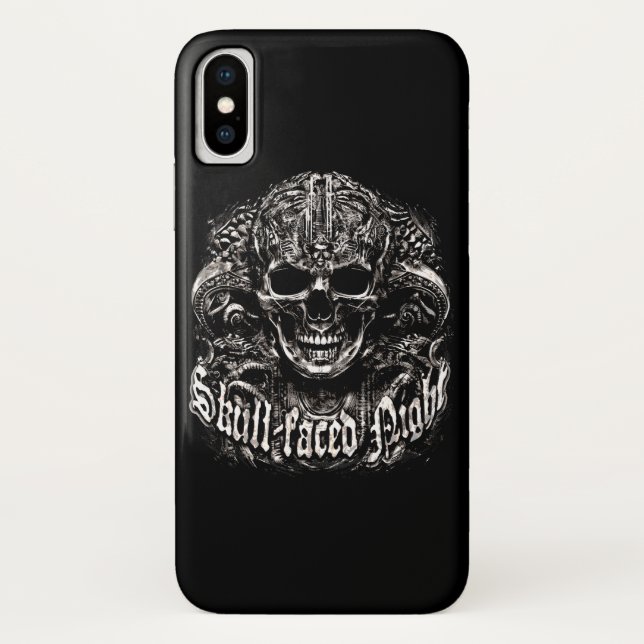 Skull-faced night Case-Mate iPhone case (Back)