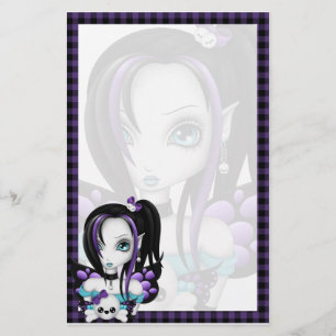 Skull Faery Stationery