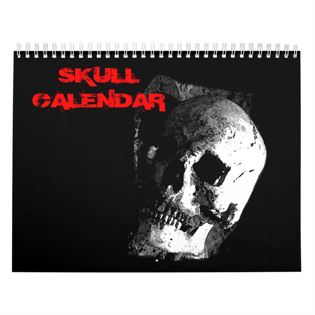 Skeleton Calendar 2025