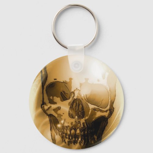 Skull Fantasy Art Keychain