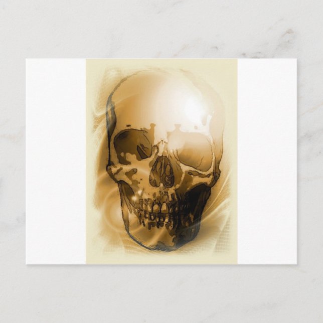 Skull Fantasy Art Postcard (Front)