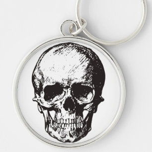 Skull Fantasy Art Rock Punk Heavy Metal Keychain