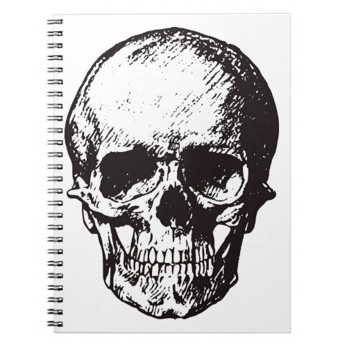 Skull Fantasy Art Rock Punk Heavy Metal Notebook