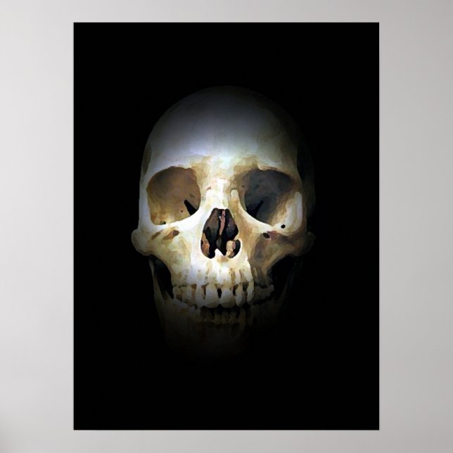 Skull Fantasy Art Rock Punk Heavy Metal Poster (Front)
