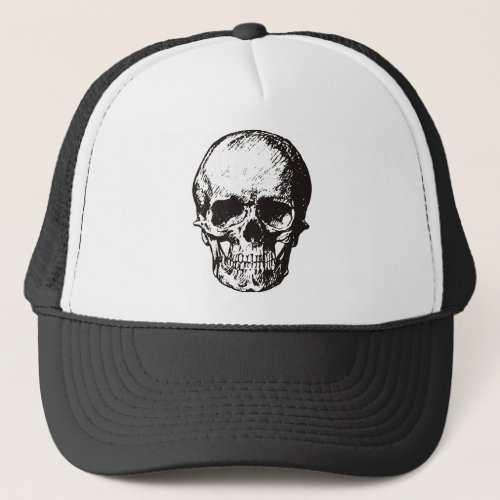 Skull Fantasy Art Rock Punk Heavy Metal Trucker Hat