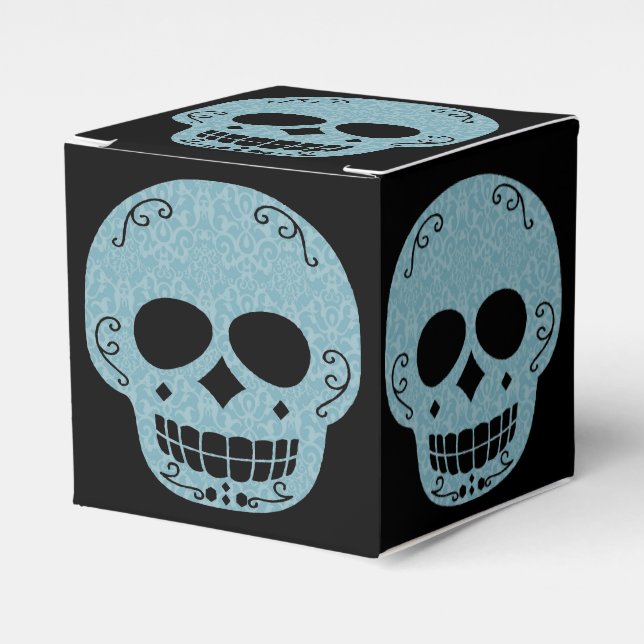 Skull Favor Box (Front Side)