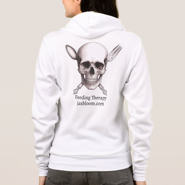 Skull Feeding Therapy Hoodie (Back)