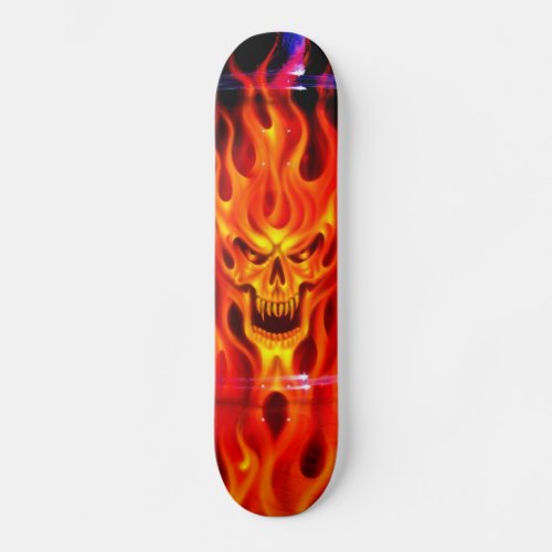 Skull Fire _ Skate Deck