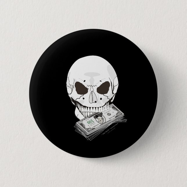 Skull Flame Button (Front)