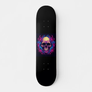 Skull Flame Skateboard