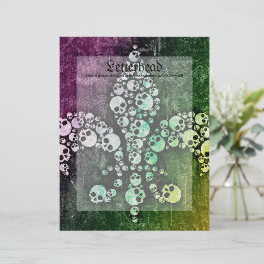 Skull Fleur De Lis (Standing Front)