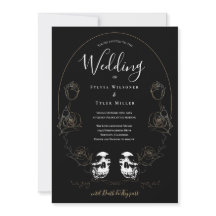 Skull Floral Black Photo Gothic
