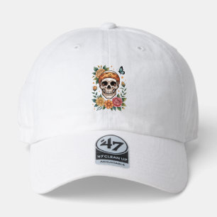 Skull Floral Halloween Spooky 47 Brand Hat