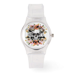 Skull & Floral Watch