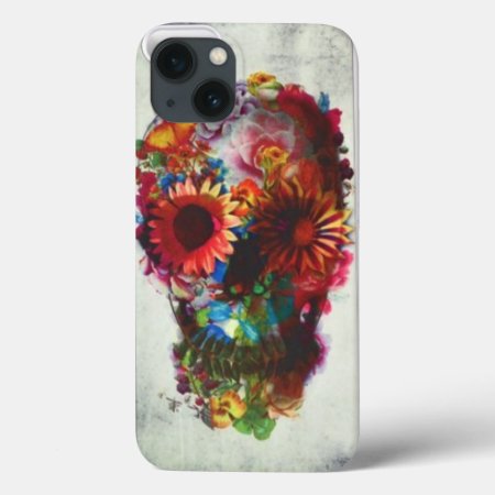Skull Flower Case Xtreme Iphone 6 Case Protection