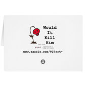 SKuLL FLoWeRs~ Multi colors - Customized Cards (Back Horizontal)