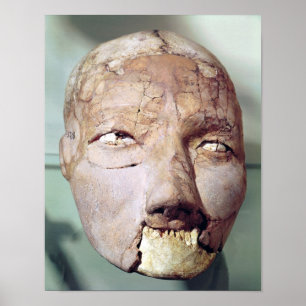 Skull, from Jericho, 7000-6000 BC Poster