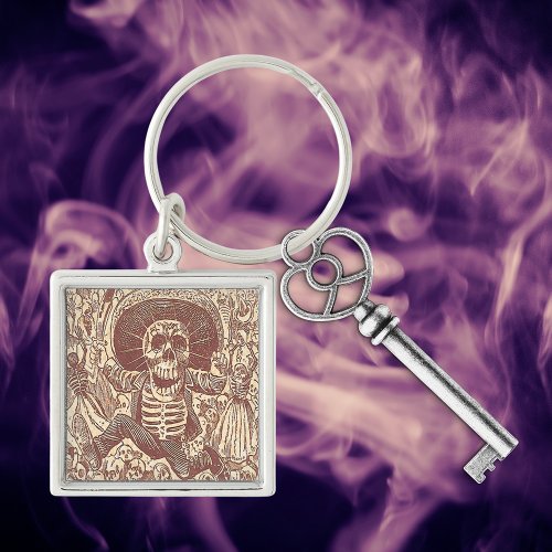 Skull from Oaxaca La Calavera Oaxaquea Keychain