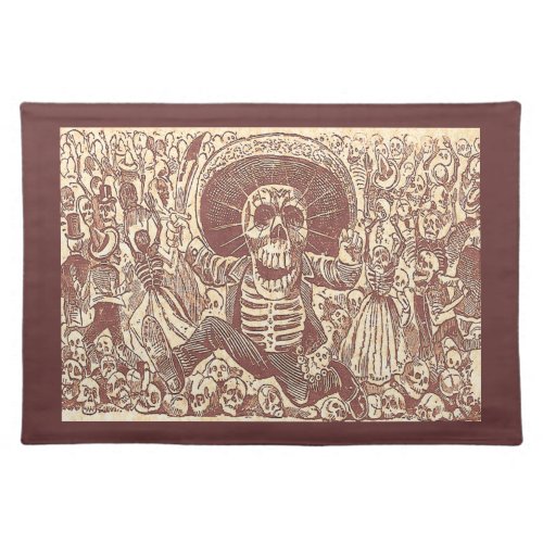 Skull from Oaxaca La Calavera Oaxaquea Placemat