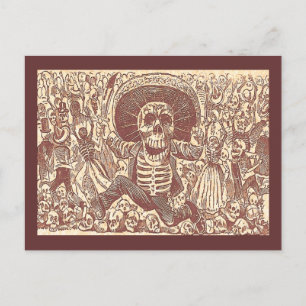 Skull from Oaxaca, La Calavera Oaxaqueña Postcard