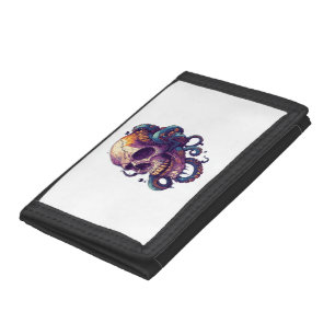 Skull from the Depths Trifold Wallet