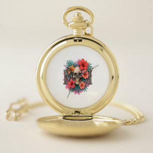 Skull Funny Mother Pocket Watch