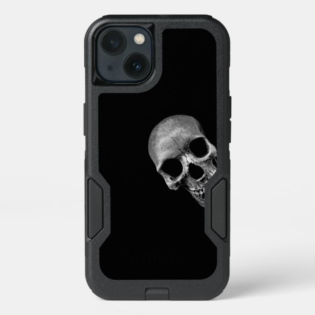 Skull - Funny Otterbox iPhone Case (Back)