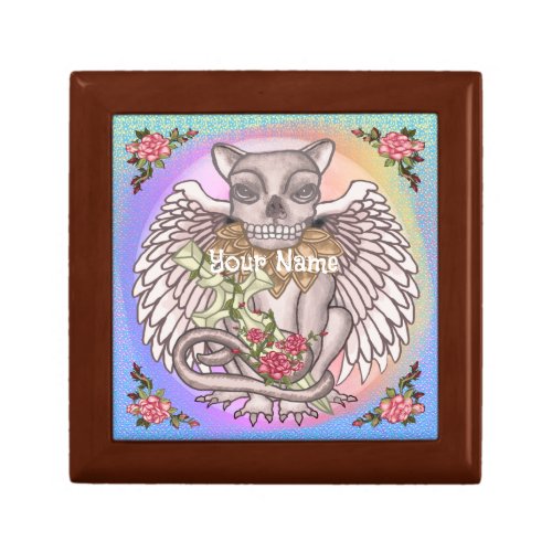 Skull Gargoyle custom name Gift Box