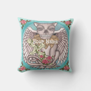 Skull Gargoyle pillow