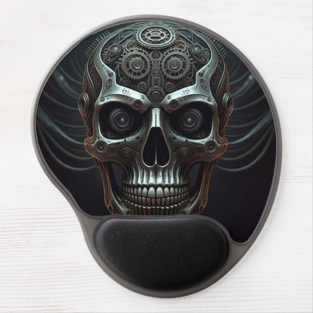 Skull Gel Mouse Pad (Front)