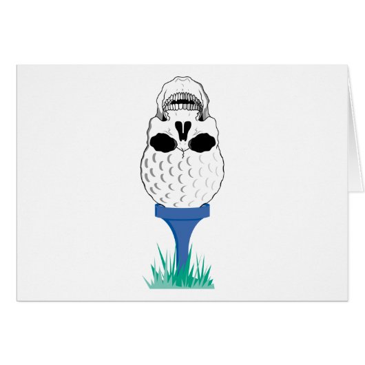 Skull Golf Cards (Front Horizontal)
