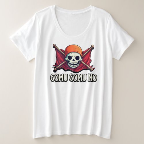 Skull Gomu Gomu No Plus Size T_Shirt