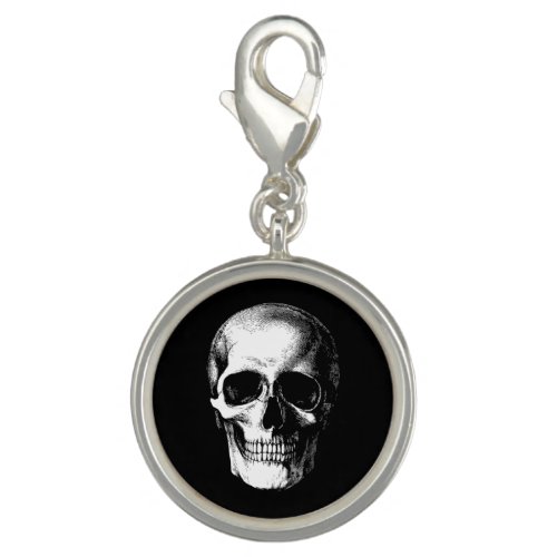 Skull Gothic Halloween Wedding Charm