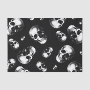 Skull Gothic Halloween Wedding Tissue Paper