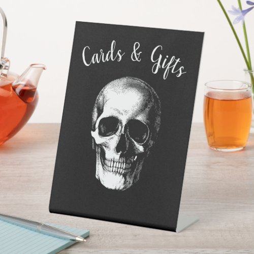 Skull Gothic Wedding Cards Gift Sign