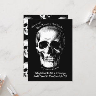Skull Gothic Wedding Invitation