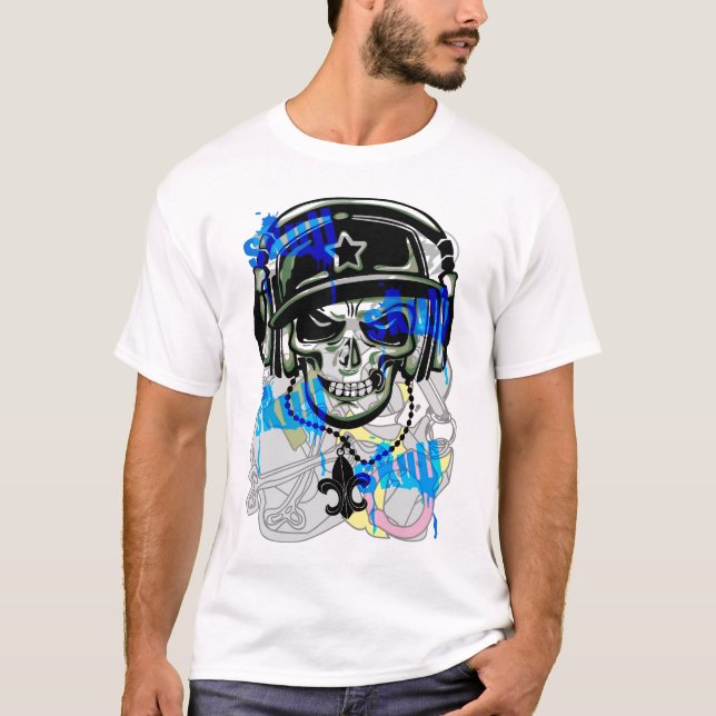 SKULL GRAFFITI T-Shirt (Front)
