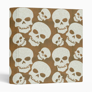 Skull Graphic Pattern Design Binder