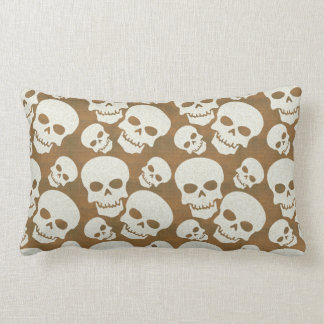 Skull Graphic Pattern Design Lumbar Pillow